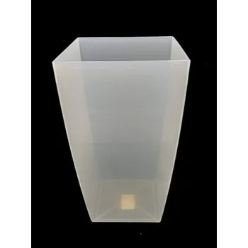 Obal na květináč Plastový obal na květináč 26 cm - průhledný Nové zboží