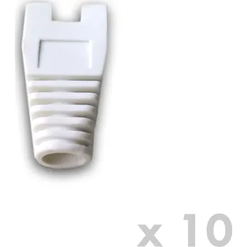 Rozvaděč DATACOM Ochrana RJ45 s výřezem BÍLÁ (10ks) 4341