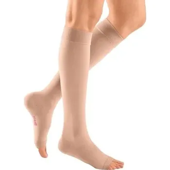 Dámské punčochy Lýtkové punčochy mediven plus (III.KT)—Velikost 5, barva caramel, délka krátká, bez špice