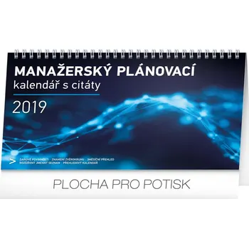 Kalendář PRESCO GROUP Stolní kalendář Manažerský s citáty 2019