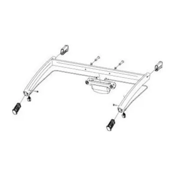 vozík za kolo Thule RecliningSeat Assy-Double 17-X 41190890