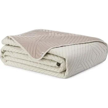 Přehoz na lůžko AmeliaHome Softa přehoz béžový/cappuccino 260 x 280 cm