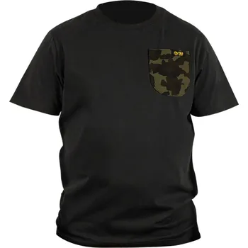 Rybářské oblečení AVID CARP Cargo T-Shirt Black Velikost: medium