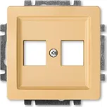 ABB 5014G-A02018 D1 Kryt zásuvky komunikační přímé (2x), s kovovým upevňovacím třmenem