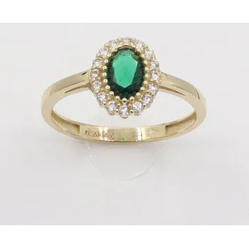 Prsten Zlatý prsten PKY0055GR, vel. 53, 1.6 g