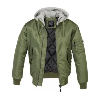 Pánská casual bunda Pánská zimní bunda MA1 Sweat Hooded, Brandit, Olivová, 5XL