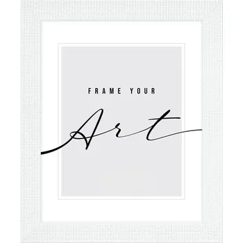 Rám na obraz Bílý plastový rámeček na zeď 48x58 cm ID_1583512