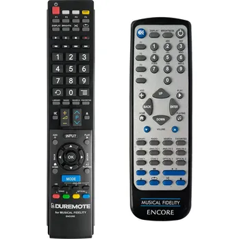 Dálkový ovladač Musical Fidelity M6 Encore 225, M8 Encore 500 - dálkový ovladač duplikát