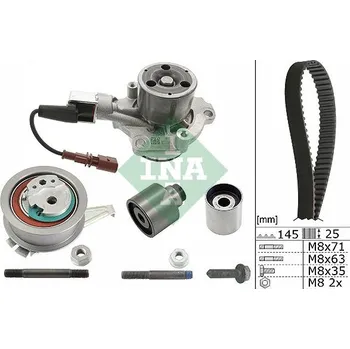 Vodní pumpa motoru Vodní pumpa + sada ozubeného řemene INA 530 0650 30