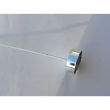 Vánoční dekorace držák na čajovku stříbrný