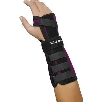 Ortex fixační ortéza zápěstí 07/C s kovovou dlahou—Velikost IV., délka 22 cm, levá ruka