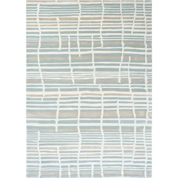 Koberec Vopi Vlněný kusový koberec Tortoiseshell Stripe Jade 39808 Brink & Campman (Varianta: 120 x 180)