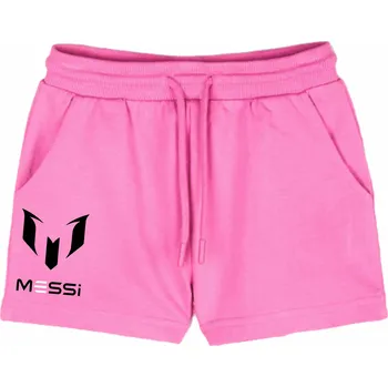 Dívčí kraťasy Dívčí růžové kraťasy Messi Velikost: 164 - 13/14let