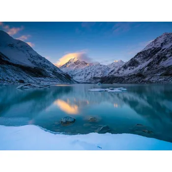 Plakát Plakát, Obraz - Hooker Lakes Sunset after snow,Scenic view, Bin Yang / 500px