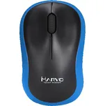 Myš Marvo DWM100BL, 1000DPI, 2.4 [GHz], optika, 3tl., bezdrátová, černo-modrá