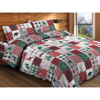 Povlečení Gipetex Natural Dream Italské zimní povlečení 100% bavlna Aspen - 140x200 / 70x90 cm