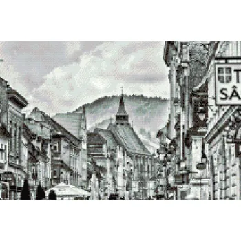 Diamantové malování Diamantové malování - Brašov, Rumunsko Velikost: 40x60cm, Rámování: Pouze srolované plátno, Diamanty: Čtvercové