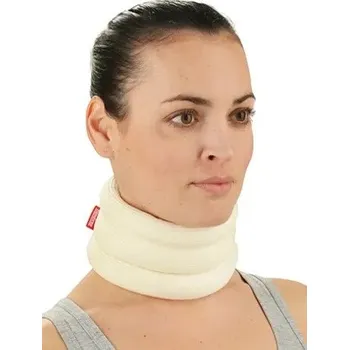 Handicap Krční límec s výztuhou 032B—Velikost 4, světlý, výška 9 cm