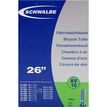 Duše na kolo Schwalbe duše 26" AV12 32/47-559/97 auto-ventilek 7063
