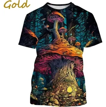 Dívčí tričko Čína Chlapecké / Pánské triko s netradičním potiskem hub (1-12) Barva: NXH10125, Velikost: XXL