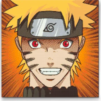 Diamantové malování Diamantové malování - Naruto Velikost: 50x50cm, Rámování: Pouze srolované plátno, Diamanty: Kulaté