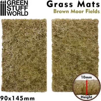 Plastikový model Grass Mat Cutouts – Brown Moor Fields 90x145 mm