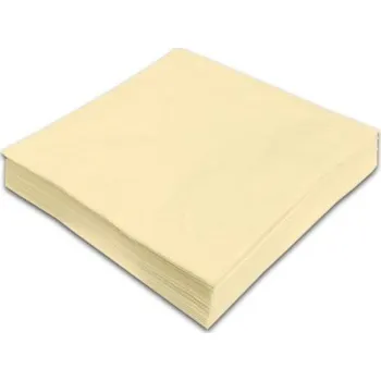 Papírový ubrousek Ubrousky Maki Unicolor L - krémová - 20 ks - 0100