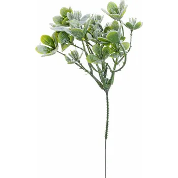 Květinový svazek, zápich, JETEL, zasněžený, 25 cm, 1 kus