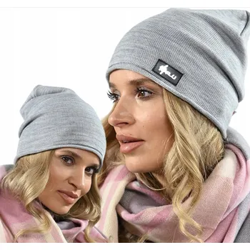 Čepice Fashionweek Dámská čepice BEANIA šmoulinka Al-PN2 Barva: Šedá, Velikost: Universal