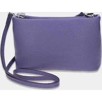 Mini kabelka Fluffy fialová/stříbro