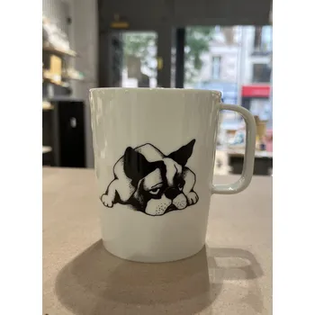 Termoska Hrnek střední mopsík - Jana Krejčovská 0001695