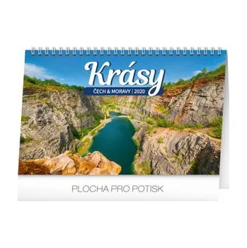 Kalendář PRESCO GROUP Stolní kalendář Krásy Čech a Moravy 2020