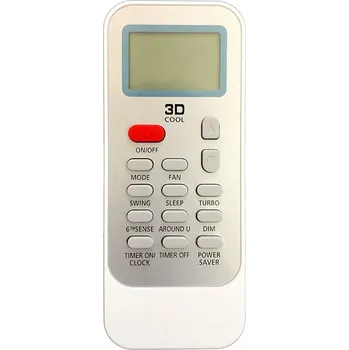 Dálkový ovladač WHIRLPOOL Fantasia, 6th sense DG11J1-34, AMD018, AMD019, AMD021, AMD024, AMD027, AMD314, AMD386, FM09IDUWA2, FM18IDUWA2 - náhradní dálkový ovladač