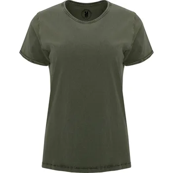 Dámské tričko Roly Husky Dámské tričko CA6691 Dark Green Brown 38 XL