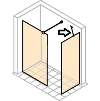 Stavební materiál EBS Trend Stabilizační vzpěra 25 cm, černá