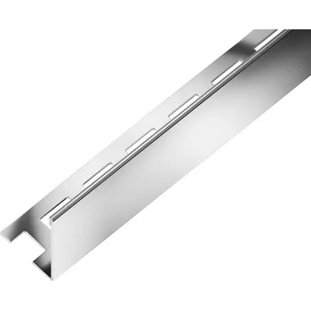 Podlahová lišta ACARA SP1 ukončovací lišta L, nerez V4A lesk, 30 mm, 3 m AAEL 300/V4A/3