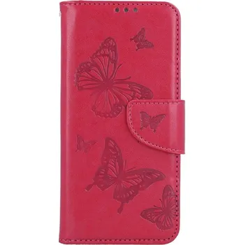 Pouzdro na mobilní telefon Pouzdro Xiaomi Redmi Note 11 knížkové Butterfly růžové (kryt neboli obal na Xiaomi Redmi Note 11)
