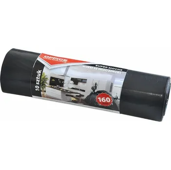 Pytle na odpadky Kancelářské výrobky Pytle na odpadky pro domácnost, super pevné (LDPE), 160 l, 10 ks., černé - 5901503651209