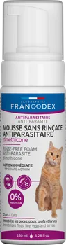 Kosmetika pro kočku FRANCODEX Dimethicone bezoplachová pěna pro kočky 150 ml