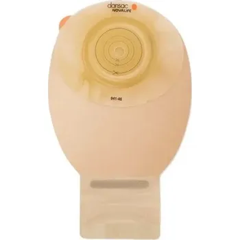 Plynová maska Dansac NovaLife 1 Open Convex 10 ks—Velký, výpustný, béžový, konvexní, otvor 50-59 mm