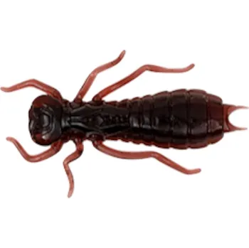 Umělá nástraha WIZARD - Nástraha Larva Hnědá 3,5 cm 6 ks