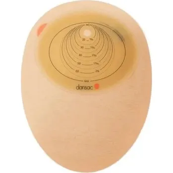 Plynová maska Dansac NovaLife 1 EasiView 30 ks—Velký, uzavřený, s okénkem, průhledný, otvor 10-90 mm