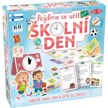 Desková hra Tactic Pojďme se učit Školní den