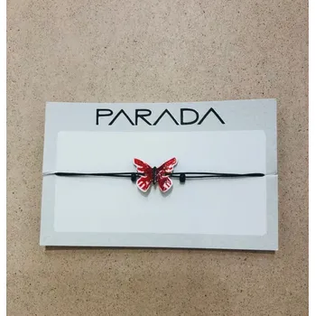 Náramek Náramek červený motýl - Parada 0001714