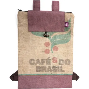 Městský batoh Coffee Club Batoh - velký vínový