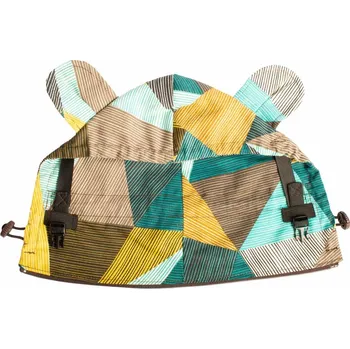 Cestovní adaptér Monkey Mum® Lehká kapuce k nosítku Carrie - Půvab geometrie Malá/ý