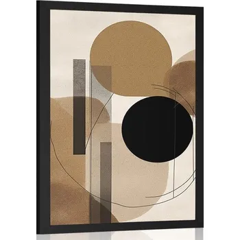 Plakát Dovido Plakát abstraktní tvary No6