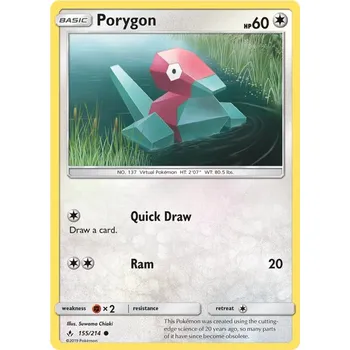Karetní hra Porygon 155/214 - Unbroken Bonds Typ karty: Non-Holo