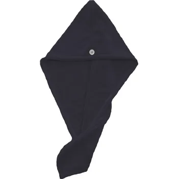 Ručník XPOSE® Rychleschnoucí turban na vlasy - černý, + Prodloužená možnost vrácení zboží do 50 dnů