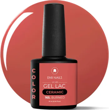 Lak na nehty ENII NAILS Gel lak Ceramic 165 Burned - gelový lak bez HEMA, 10 ml